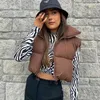 Gilet da donna 12 colori Donna Autunno Inverno Gilet Giacche senza maniche Gilet Abbigliamento Cappotto caldo Piumino imbottito di lusso Abiti femminili