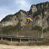 Drake tillbehör Ny Long Tail Rainbow Kite utomhus drakar Flying Toys Kite för barn barn M89C