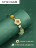 Strang Naturperle Ein Jade-Pfirsichblüten-Armband Damen Luxus-Design High-End-Exquisite Handarbeit
