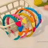 Haarschmuck Bunte Süßigkeiten Herz Schwamm Haarbänder Kinder Outdoor Süßes Dekorieren Stirnband Hoop Kindermode