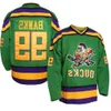 Mighty Mens Duckss Jersey 33 Greg Goldberg 96 Charlie Conway 99 Adam Banks Maillots de hockey sur glace cousus EN STOCK Fase Shipping S-Xxxl 20 Hig