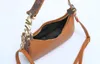 Designer-Taschen Hobo-Tasche Croissant Hobo-Goldkette Umhängetasche Umhängetaschen Kosmetik Halbmond-Unterarmhandtasche