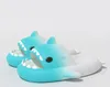 Shark Slide Slippers Sandalen Heren Dames Dy Blue Haze Regenboog Mode Outdoor Nieuwigheid Slipper Strand Indoor Hotel Sneaker Maat 36-45