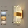 Lampada da parete ZK50 per interni, creativa, moderna, semplice, a luce acrilica, a LED, per la decorazione delle scale del corridoio della camera da letto