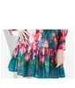 Girl Boutique Printed Dress Lantner Sleeve Dress 2024 Spring Summer Floral Dress High-end Trend Lady Retro Dresses Holiday Ruffles Dresses