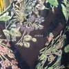 Clothing Fabric 2024 Bazin Riche Getzner 3 Flowers Bouquets Of Color Printed Chiffon S Scarves Cloth Bohemian Shirt Dress Fabrics