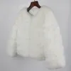 Nepbont Winterjas Vrouwen Luxe Merk Elegante Dikke Warme Bovenkleding Streetwear Nep Vos Konijnenbont Jas Mode 240122