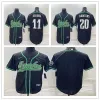 CUSTOM Baseball Footall Jersey Philadelphia''eagles''men A. J. Brown Brian Dawkins Black Cool Base Ed