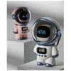 Alto-falantes portáteis astronauta inteligente bluetooth alto-falante novo despertador digital rádio fm fácil de usar um yq240124