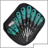 Ensembles d'outils à main professionnels Hilda 9 en 1 Tournevis MTI-BIT Outils Réparation Torx Tournevis Tournevis Kit Home Usef MTI H Drop Otktb