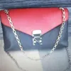 Vrouwen fashioin cowhide handtas echte lederen tassen ketting schoudertas dame crossbody portemonnee totes279h