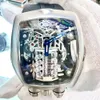 Genuine Self-winding Men's Oem Strap Skeleton Watch Automatic Carengine Mechanical Wrist Watches