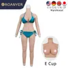 Costume Accessories Realistic E Cup Breast Forms Bodysuit for Crossdresser Drag Queen Costumes Silicone Fake Boobs Artificial Tits Whole Bod