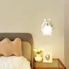 Ljuskronor söta barnrum små vita björnlampor moderna varma romantiska lilla flickor pojke sovrum sovrum ljuskrona