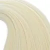 Chignons syntetiska hårstängning vävande buntar hår ombre vit färgväv buntar soku natur raka hårförlängningar 6 bundlesl240124