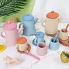 Cuisines Jouer Alimentaire Vaisselle en silicone Mini Tasses Ensemble Jouets de simulation Cuisine LD Enfants Tasse de thé Bébé Éducation précoce Ensembles de jouets Bpa Freevaiduryb