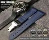 Bracelet de montre en silicone en caoutchouc naturel de 22 mm, spécial pour Tudor Black Bay Gmt, extrémité incurvée, boucle pliante, noir, bleu, rouge, bracelet de poignet H03477088