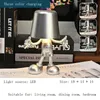 Night Lights Little Golden Touch Charging Lamp Study Bedhead Night Light Italian Instagram Decor Resin Lamp YQ240207