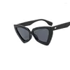 Lunettes de soleil 2024 Design Fashion Big Frames Cat Eye pour femmes filles tendance nuances lunettes féminines UV400 lunettes