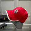 designer baseball czapka m film design marka modowa luksusowa podróżna czapka słoneczna klasyczna litera letnie płótno wysokiej jakości casquette