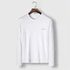 Mens Autumn Long Rleeve T-shirt Złamany otwór Projekt Design Top Quality Designer Unisex Fashion Plus Sizestreetwear M-6xl 25 kolorów