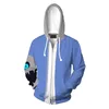 Felpe con cappuccio da uomo 2024 giacca con cappuccio costume cosplay felpa 3D anime pullover autunnale casual taglie forti all'ingrosso