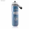 Wasserflaschen Käfige 710 ml tragbare isolierte Flasche Outdoor Fahrrad Fahrrad Radfahren Sport ZubehörL240123