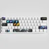 Keyboard Keyboards Ekko Keycaps League of Legends Keycaps Game Keycaps Profilu OEM 12KEYS PBT DYE Sub Keycaps YQ240123