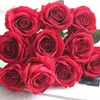 Kwiaty dekoracyjne sztuczne aranżacje kwiatowe papier Papier S Faux Rośliny Symulacja róża bukiety ślubne