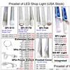 LED Tüpler T8/T10/T12 8ft Tüp Işık Tek Pin FA8 TABAN 144W 18000LM 6500K SOĞUTMA