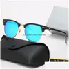 Solglasögon Ray Designer Brand Sun Glasses Polariserade män Kvinnor Pilot UV400 Eyewear Metal Frame Drop Delivery Fashion Accessories Dhwoy