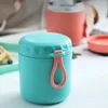 Bouteilles d'eau mignon Mini avec cuillère bureau étudiant tasse à boire soupe boîte à déjeuner récipient alimentaire pot thermique