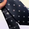 Mens Designer Ties 100 Silk Jacquard Brand Classic Bee Print Handmased Slitte For Men Wedding Casual and Business Fashion Neck Ti1367783