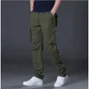 Pantalon Cargo décontracté pour hommes, Baggy régulier en coton, pantalon tactique de Combat multi-poches, printemps-automne 57