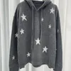 Kobiet Swetters Women Hooded Star Jacquard Autumn Casual Caszmire Sweater