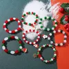 Strand Christmas Style Bracelet Jewelry Crystal Opposite Sex Beaded Women's