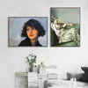 Paintings Woman Reading Antique Oil Painting On Canvas Posters Vintage Gallery Wall Art Pictures Female Prints for Living Room Home Decor