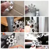 Professional Hand Tool Sets Bicycle Repairing 18In1 Stainless Steel Snowflake Hexagon Wrench 6 7 8 9 10 11 12 14Mm Mtifunctional Screw Otucm