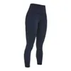 Lu-23 Yoga justera byxor Gym Leggings Naken Capris Kvinnors Sports Tights Hög midja Running Fitness Trou