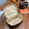 10A Designer Portable Box Makeup Bag Liten toalettbord Högkvalitativ läder Sadelväska Luxury Handväska 139