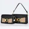 Moda Tabby Designer Bolsa Bolsa De Ombro Luxo Meninas Mulheres Sacos De Ombro Dois Tamanhos Top Qualidade Saco De Cor Sólida Com Correntes Bolsa Quadrate Real Pickup Fivela Grande Capa