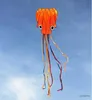 Accessoires de cerf-volant livraison gratuite Octopus Kite Flying Soft Kites Toys for Children Kite Factory Walk in Sky Outdoor Fun Jellyfish Kite Winder