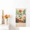 Wandteppiche Wandbehang Tapisserie Boho gewebtes Dekor über dem Bett Quaste Drop Lieferung Hausgarten Home Decor Oteb4