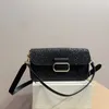 Jasnoszary klasyczne designerskie torby uchwytu luksusowe torba na ramię błysk błyszcząc Morgan Flap Crossbody miękki skórzany łańcuch mody kobiet klapy paski rozmiar 26x13 cm