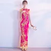 Ethnic Clothing Chinese Qipao Fashion Elegant Temperament Cheongsam Slim Sheath Improvement Mandarin Collar Vestidos Traditional Vintage