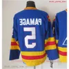 CCM Film Vintage Ice Hockey 9 Lanny McDonald Jerseys zszyte 14 Rene Robert 19 Joe Sakic 5 Rob Ramage 8 Teemu Selanne 1 Chico Resch Jersey Hig