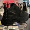 Designer Balencigs Moda Sapatos Casuais Patins Super Hot Ins Paris Daddy Homens Mulheres Aumentar Fundo Grosso Cristal Net Vermelho Retro Esporte RHHP