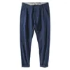 Pantaloni da uomo Pantaloni da jogging Uomo Moda coreana Uomo Cargo Cotone Casual Piedi piccoli Harem Pantaloni larghi da uomo Taglie forti