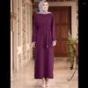 Sukienki swobodne mody muzułmański Dubaj Abaya dla kobiet miękki Abayas Khimar Turcja Islam Ubrania