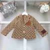 New baby Tute per ragazzi in tre pezzi Abito formale per bambini Taglia 100-150 Giacca con stampa completa di lettere Camicia e pantaloni bianchi Jan20